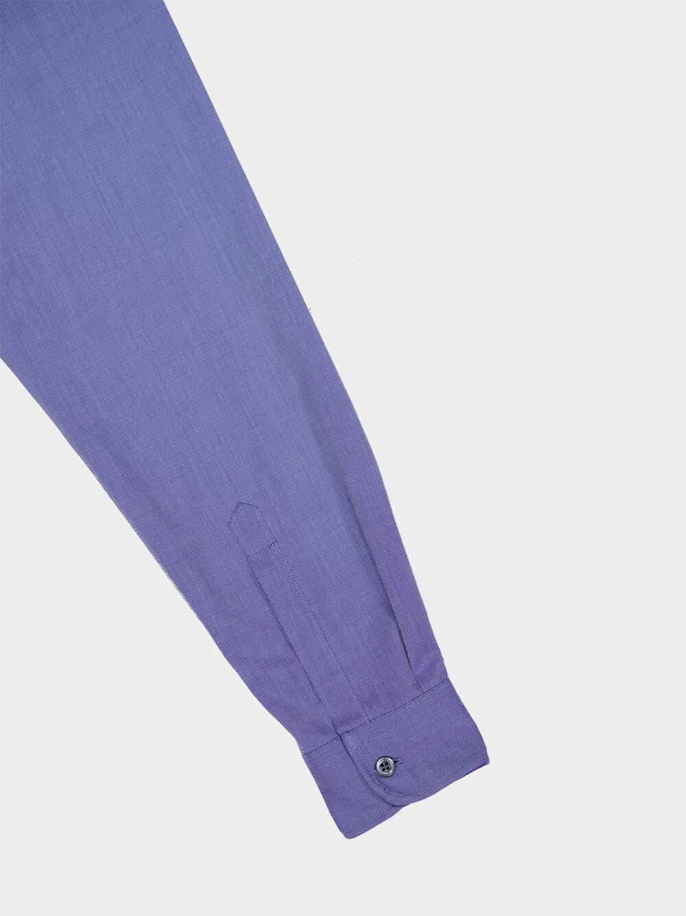 Baltic Blue Button-Up Cotton Shirt - Image 4