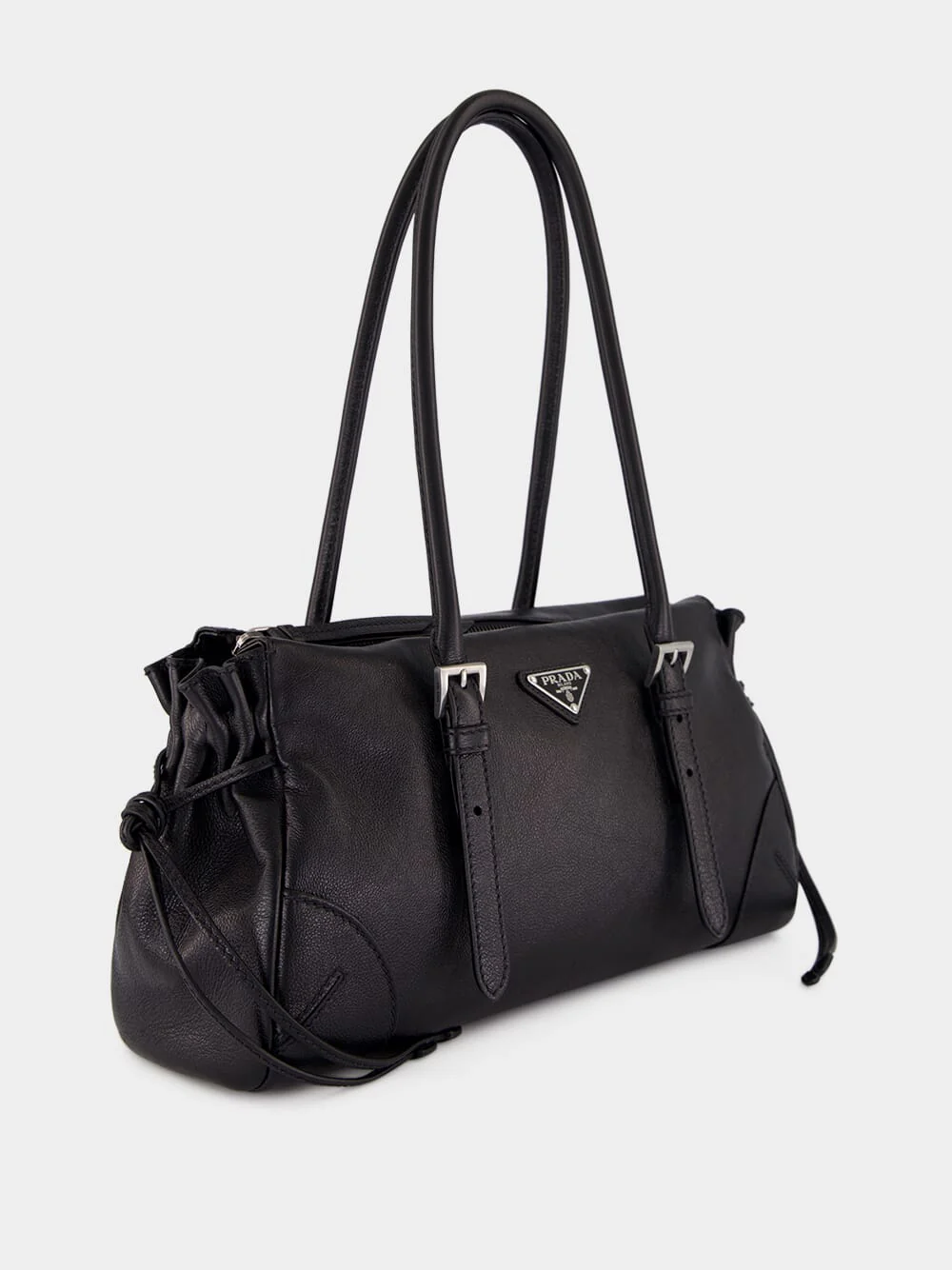 Black Bonnie Medium Leather Tote - Image 5