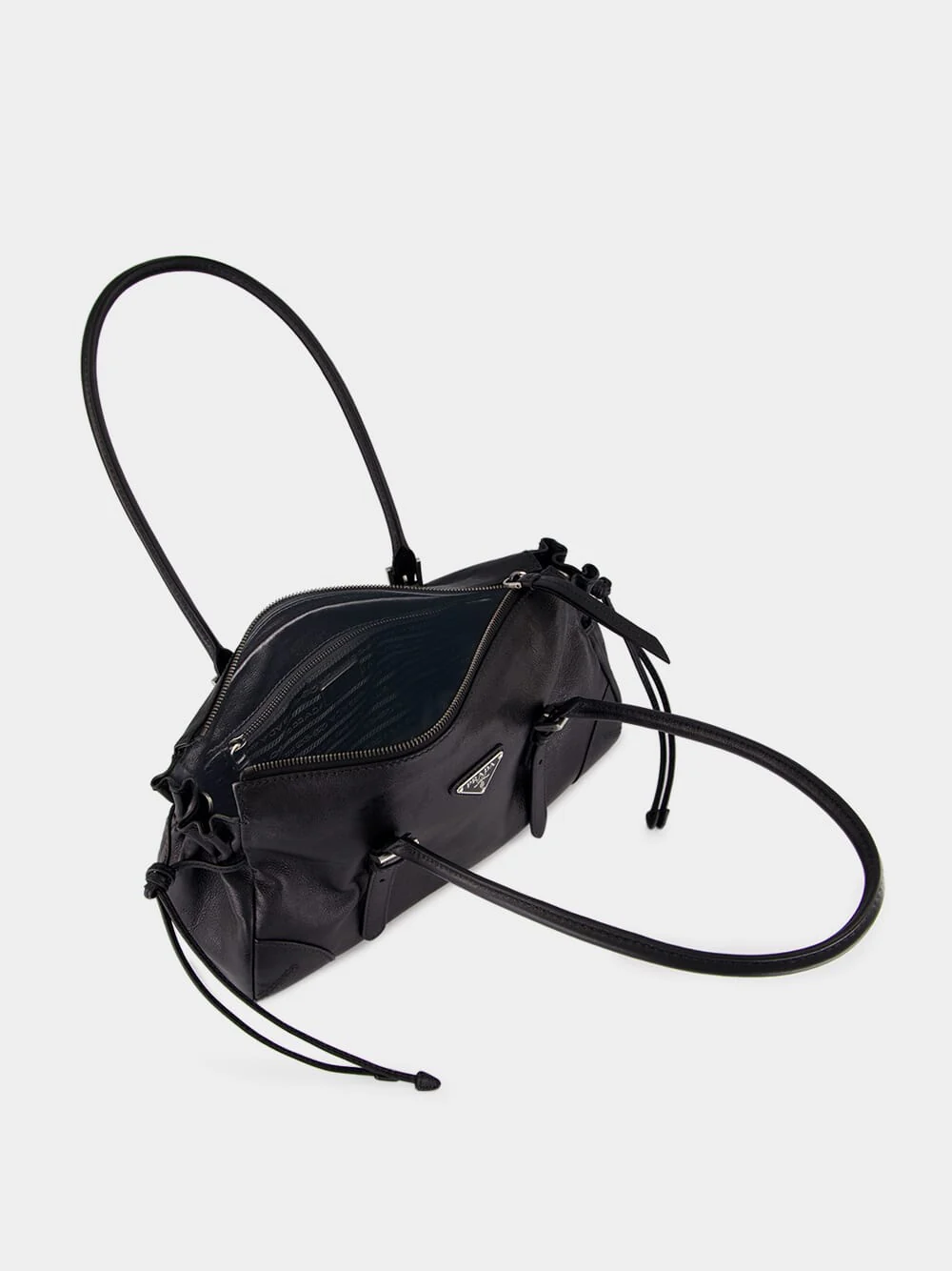 Black Bonnie Medium Leather Tote - Image 8