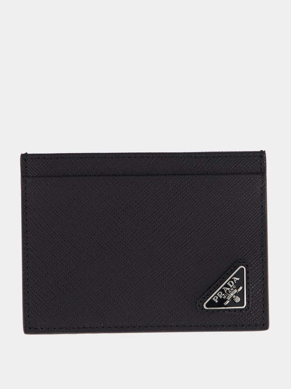 Black Calf Leather Card Holder