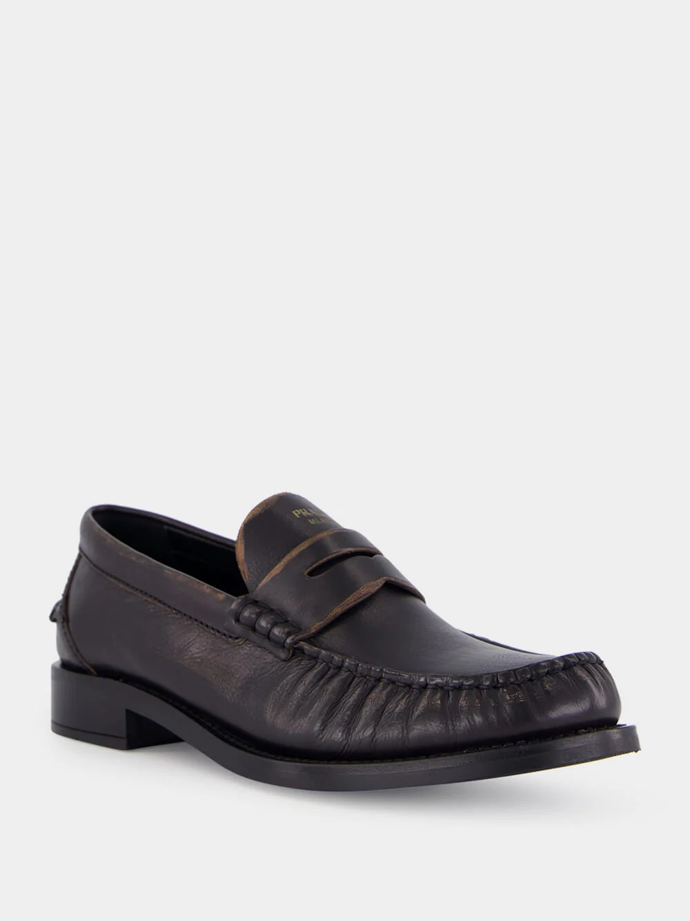 Black Leather Loafers - Image 2