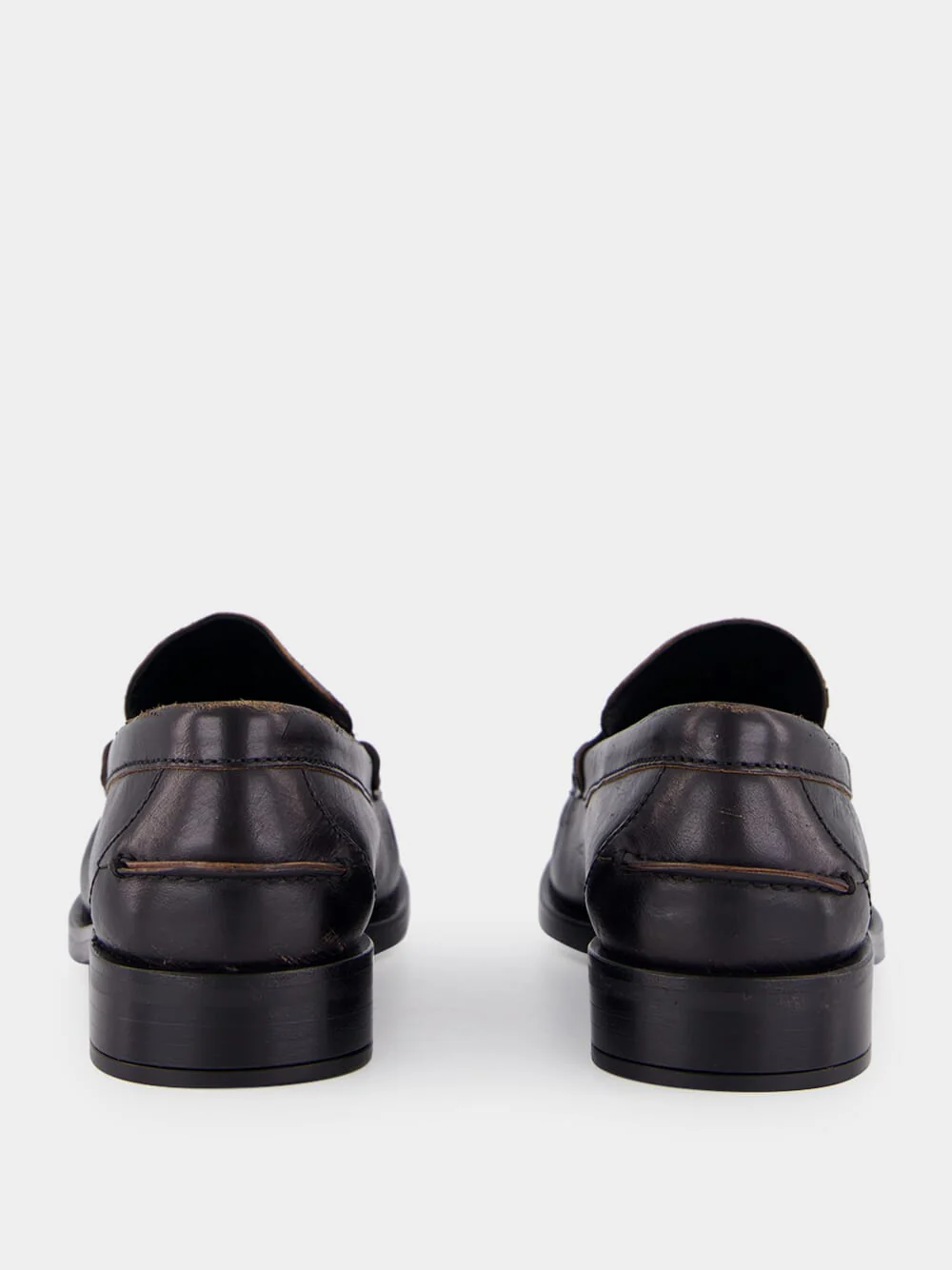 Black Leather Loafers - Image 5