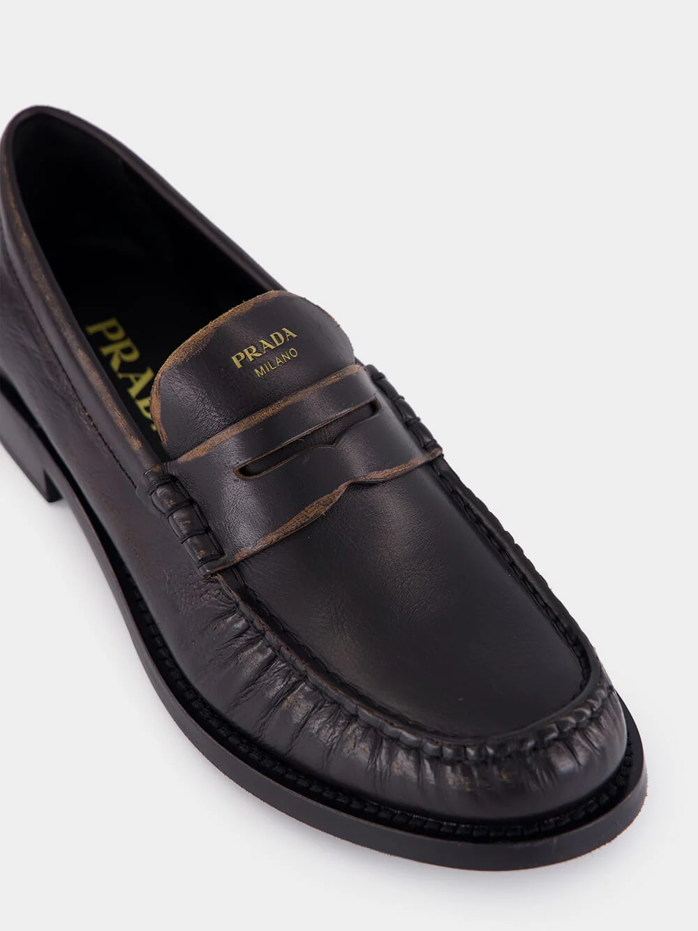 Black Leather Loafers - Image 8