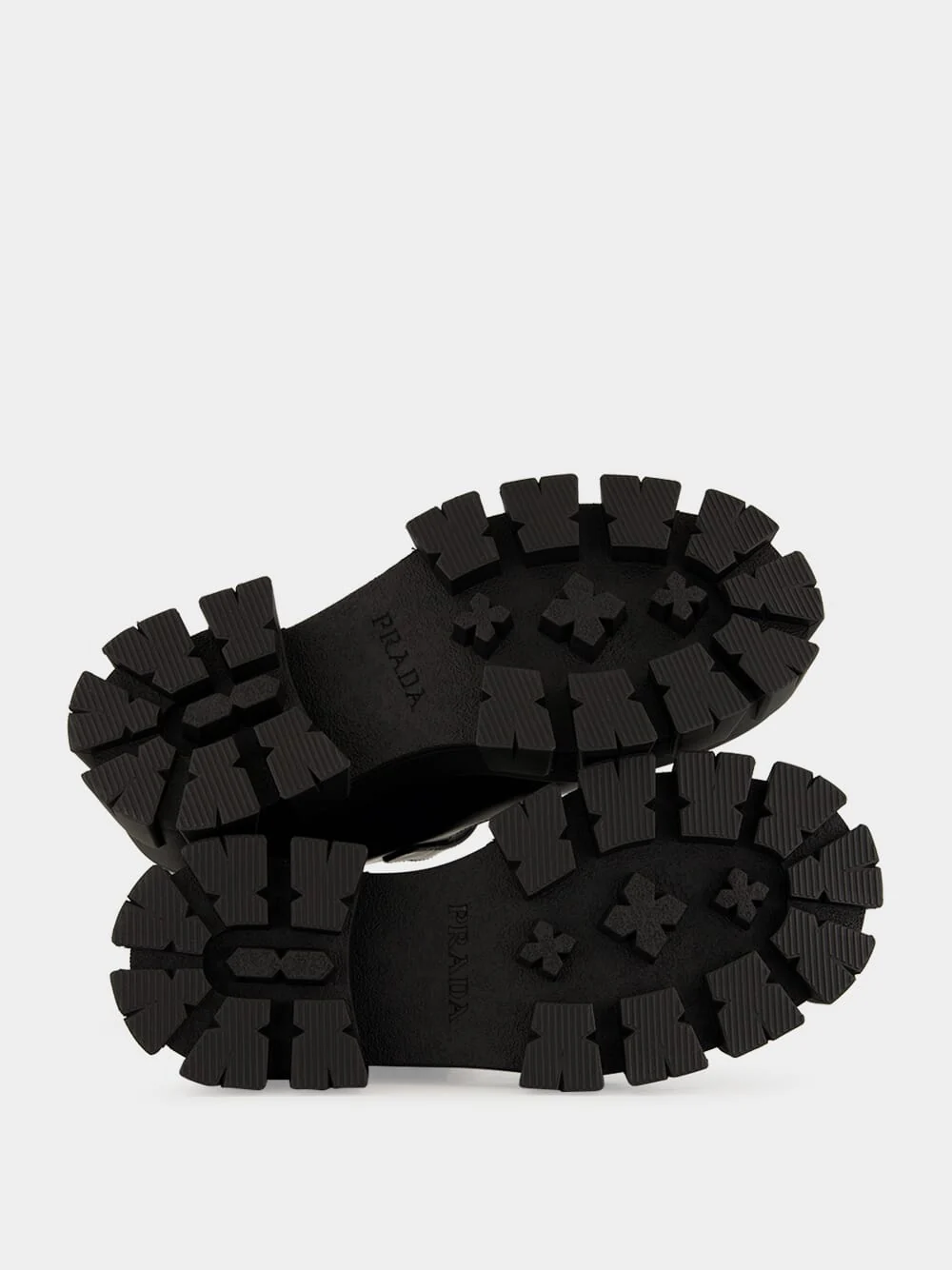 Black Leather Platform Mary Jane Sandals - Image 6