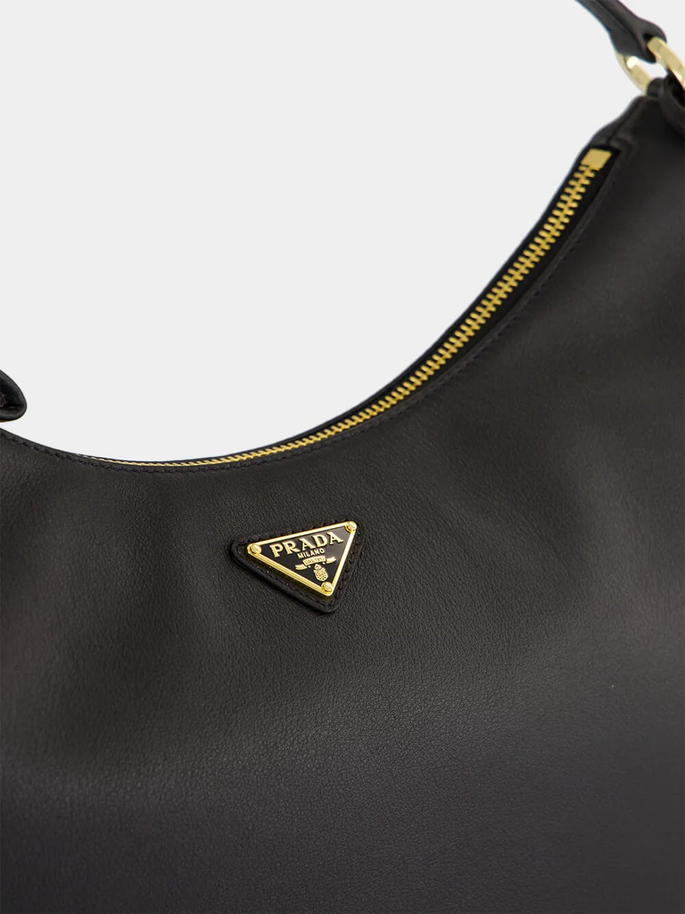 Black Leather Shoulder Bag - Image 7