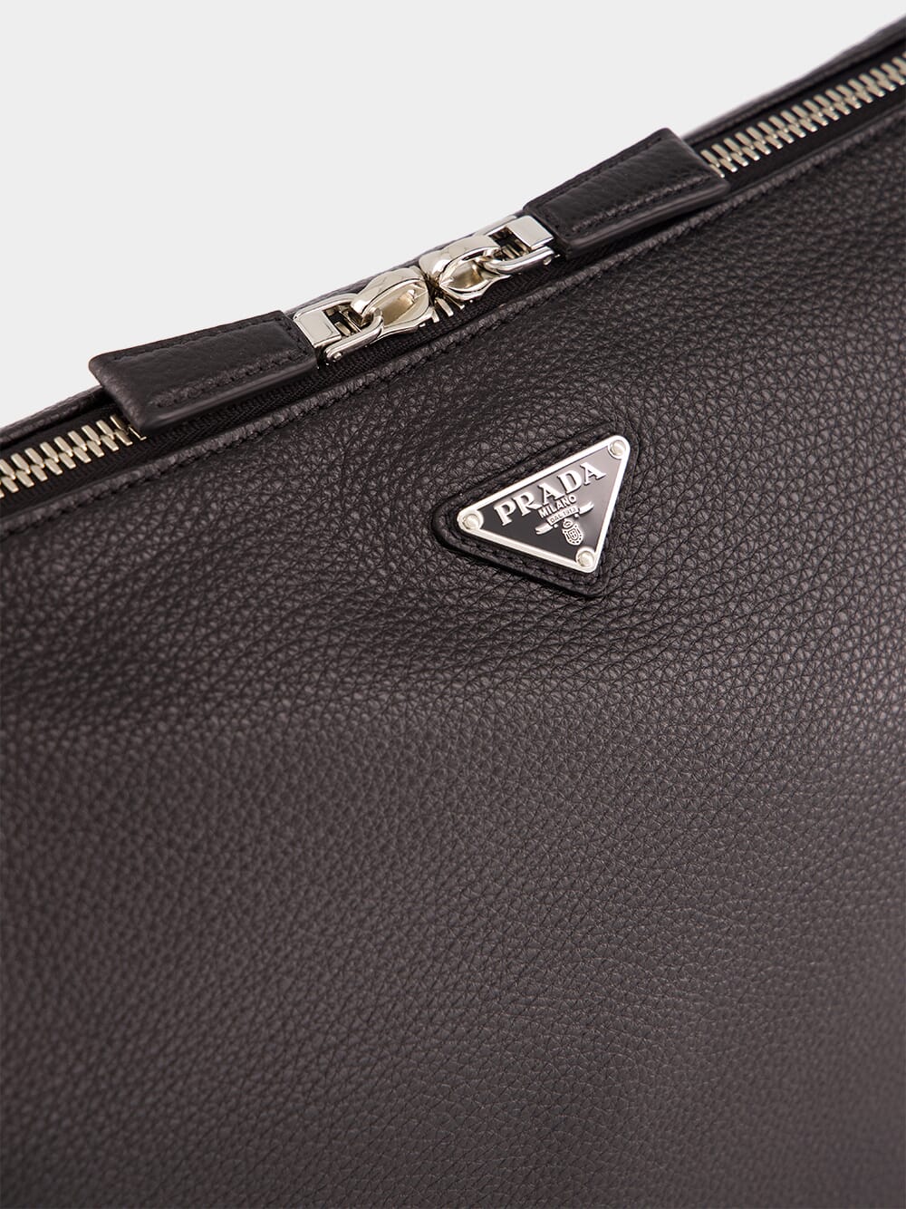 Black Leather Shoulder Bag - Image 7
