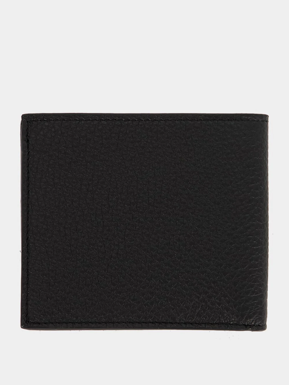 Black Leather Wallet with Logo - Image 2