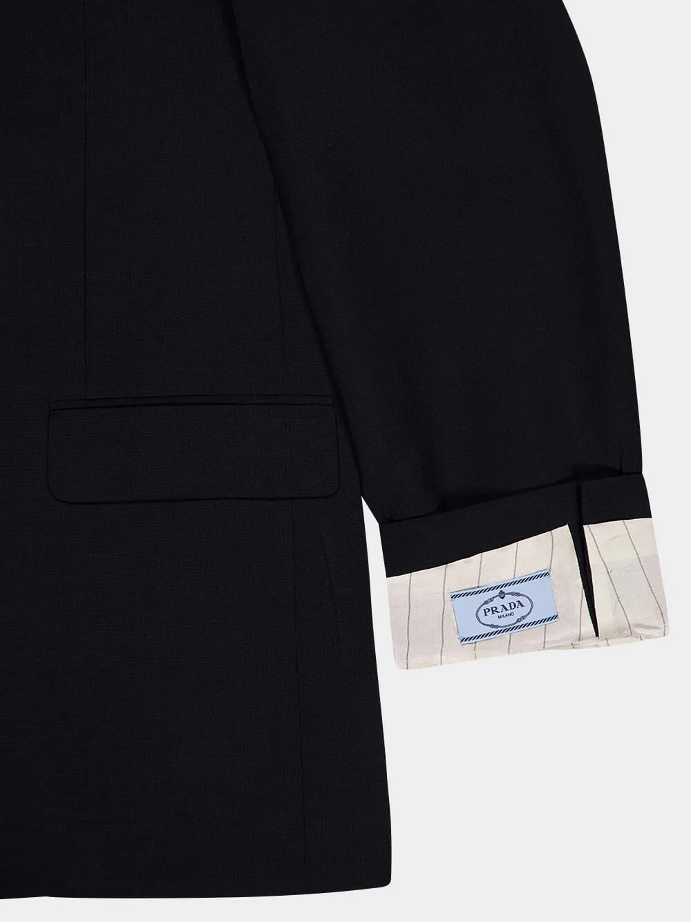 Black Mohair Suit Jacket - Image 8