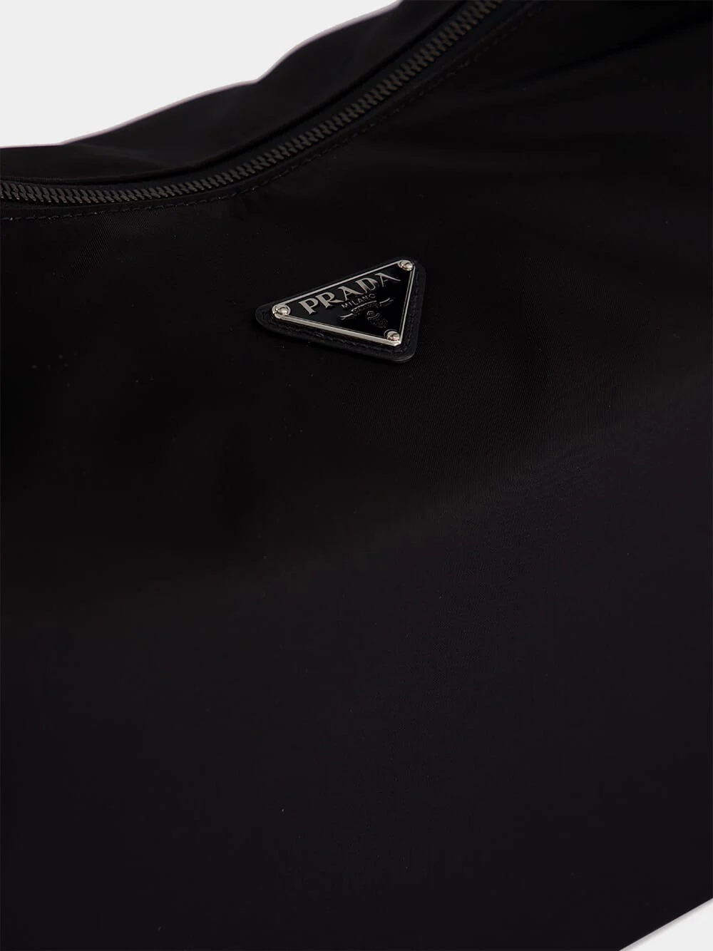 Black Re-Nylon and Leather Explore Bag - Image 9