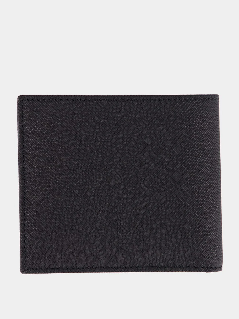 Black Re-Nylon and Leather Wallet - Image 2