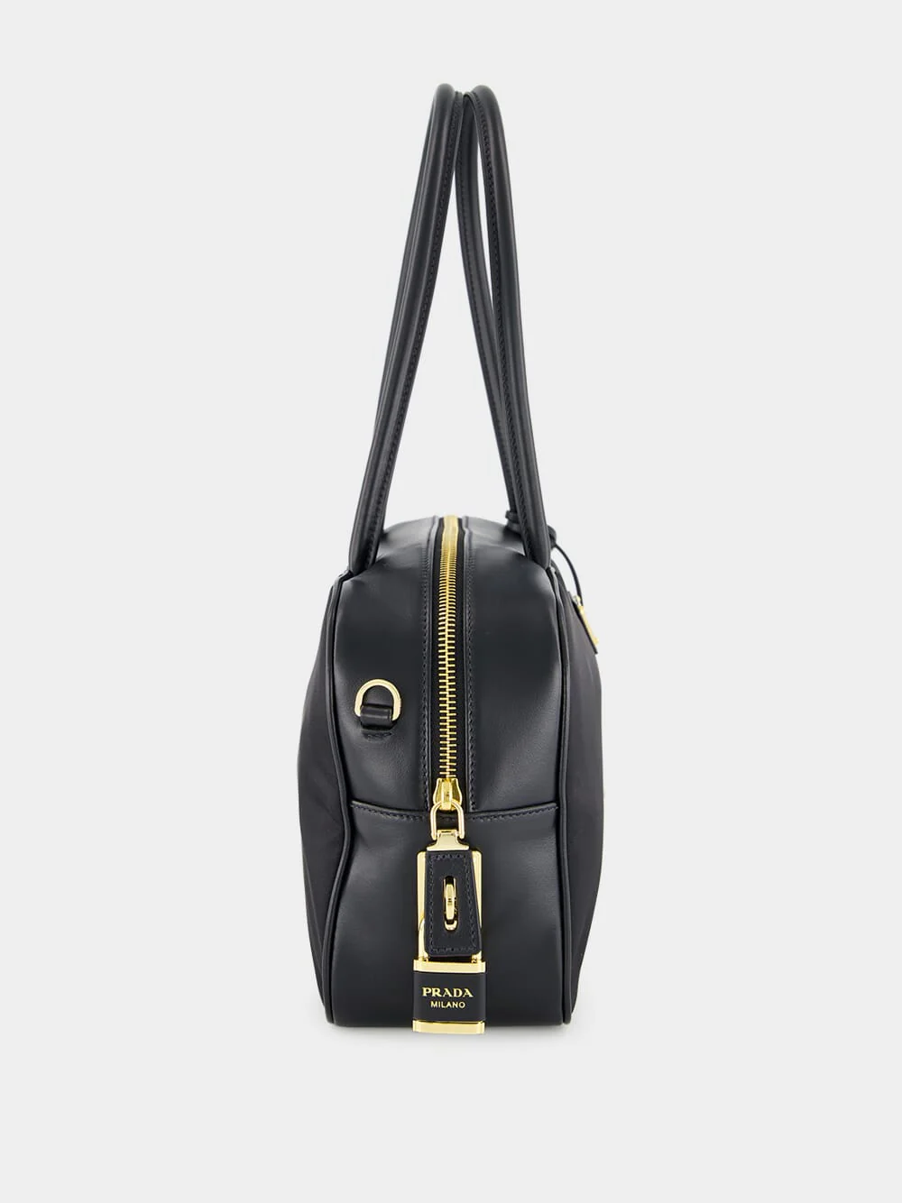 Black Re-Nylon Top-Handle Bag - Image 4