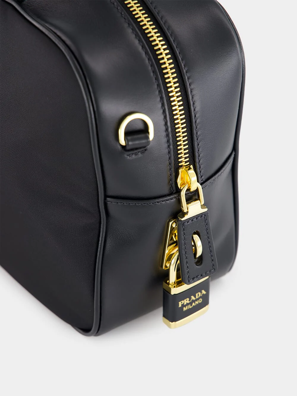 Black Re-Nylon Top-Handle Bag - Image 7