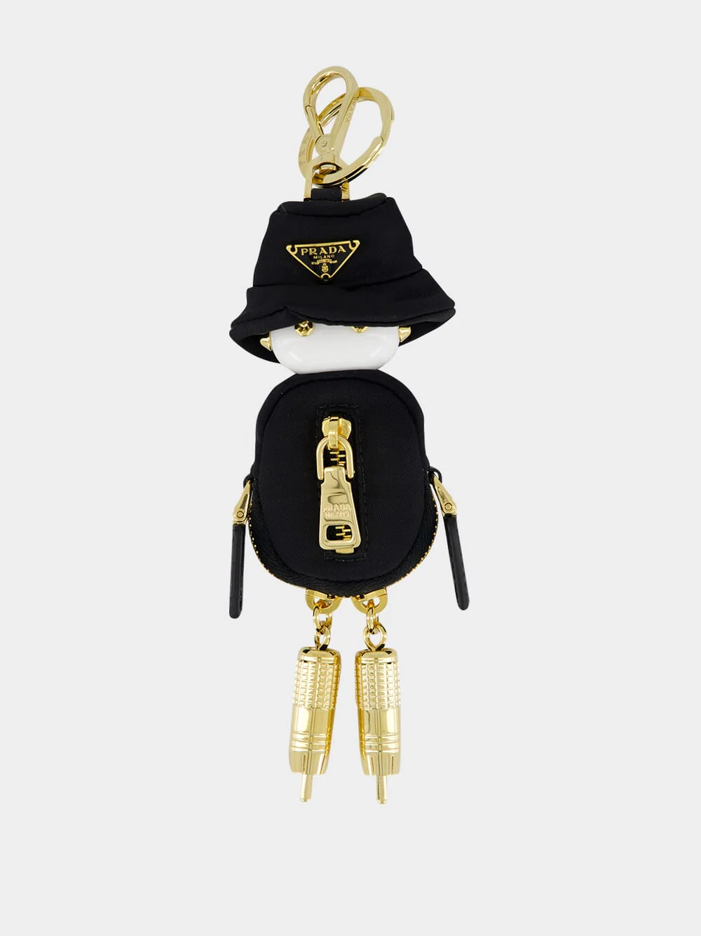 Black Robot Re-Nylon Key Chain