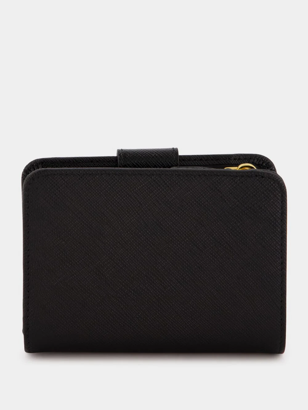 Black Saffiano Leather Compact Wallet - Image 3