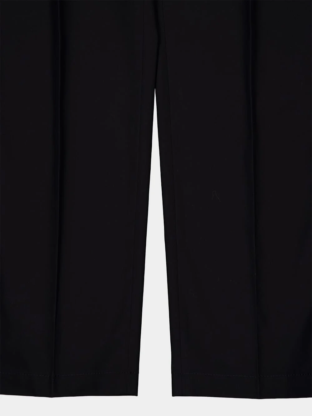 Black Slim Fit Trousers with Triangle Key Ring - Image 4