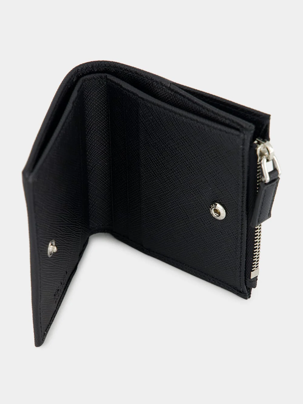 Black Small Re-Nylon Wallet - Image 3