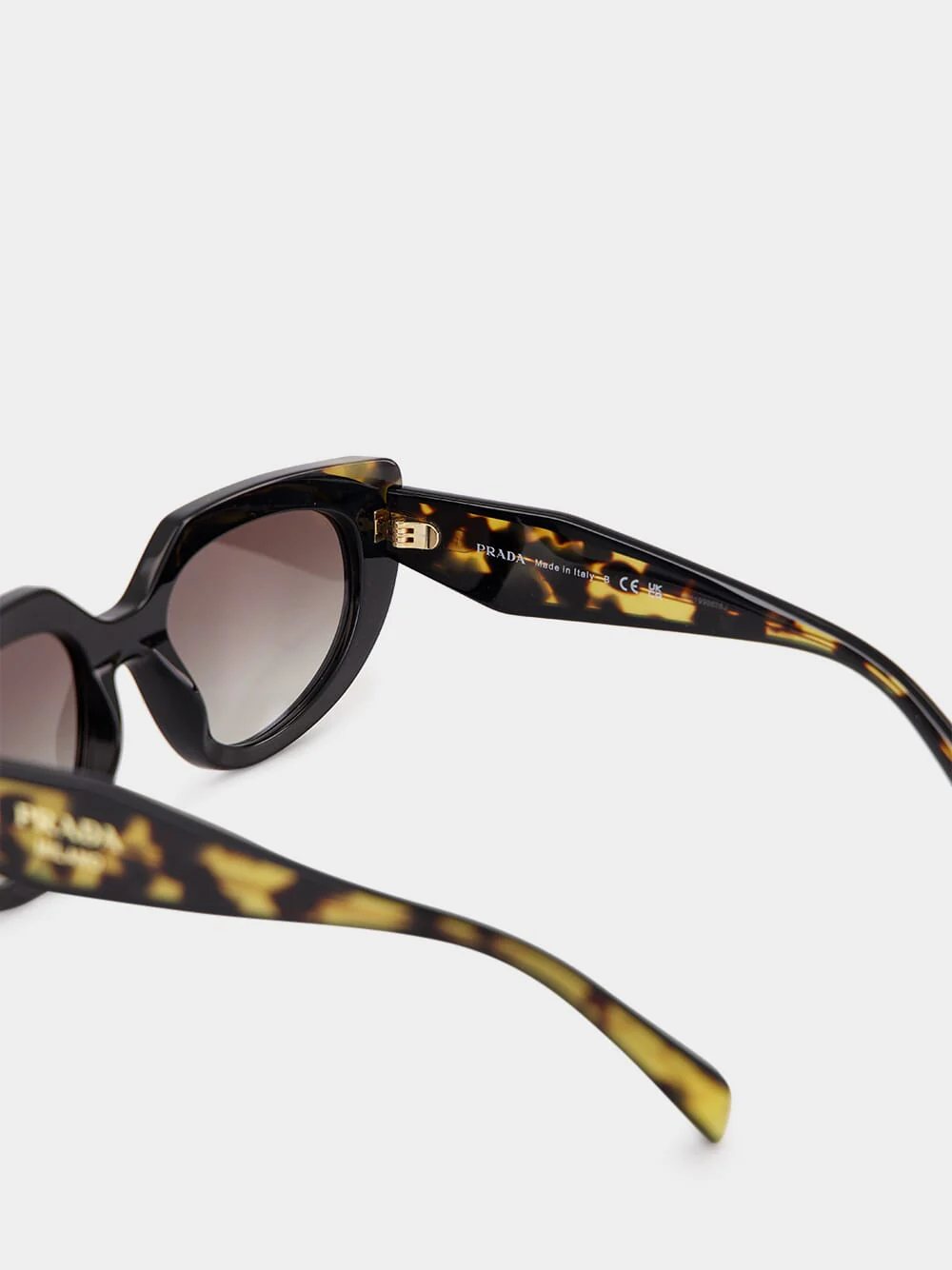 Black Tortoise Oval Sunglasses - Image 4