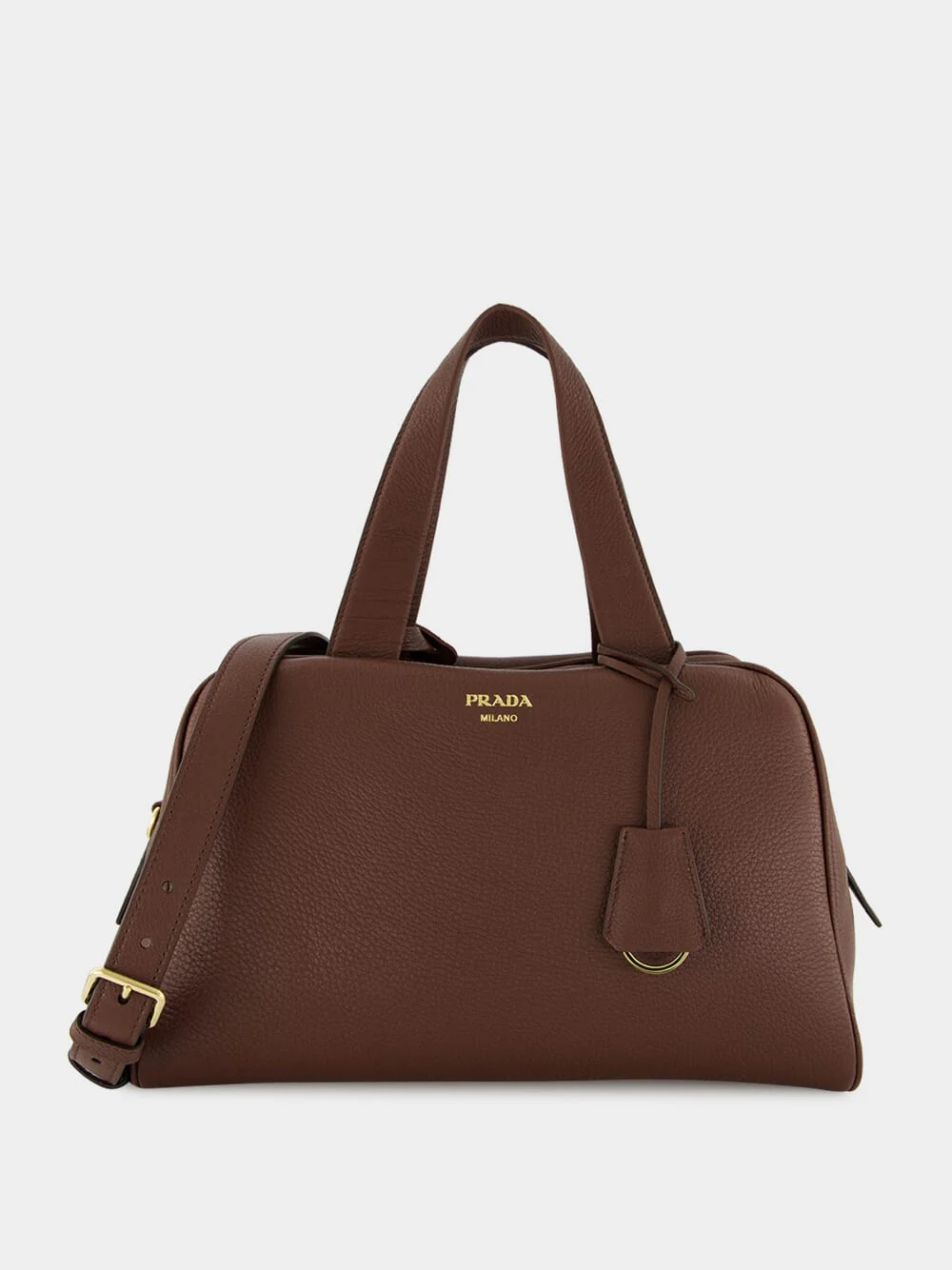 Brown Leather Top-Handle Bag