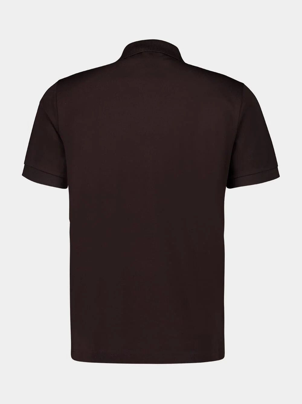 Brown Piqué Polo Shirt - Image 2