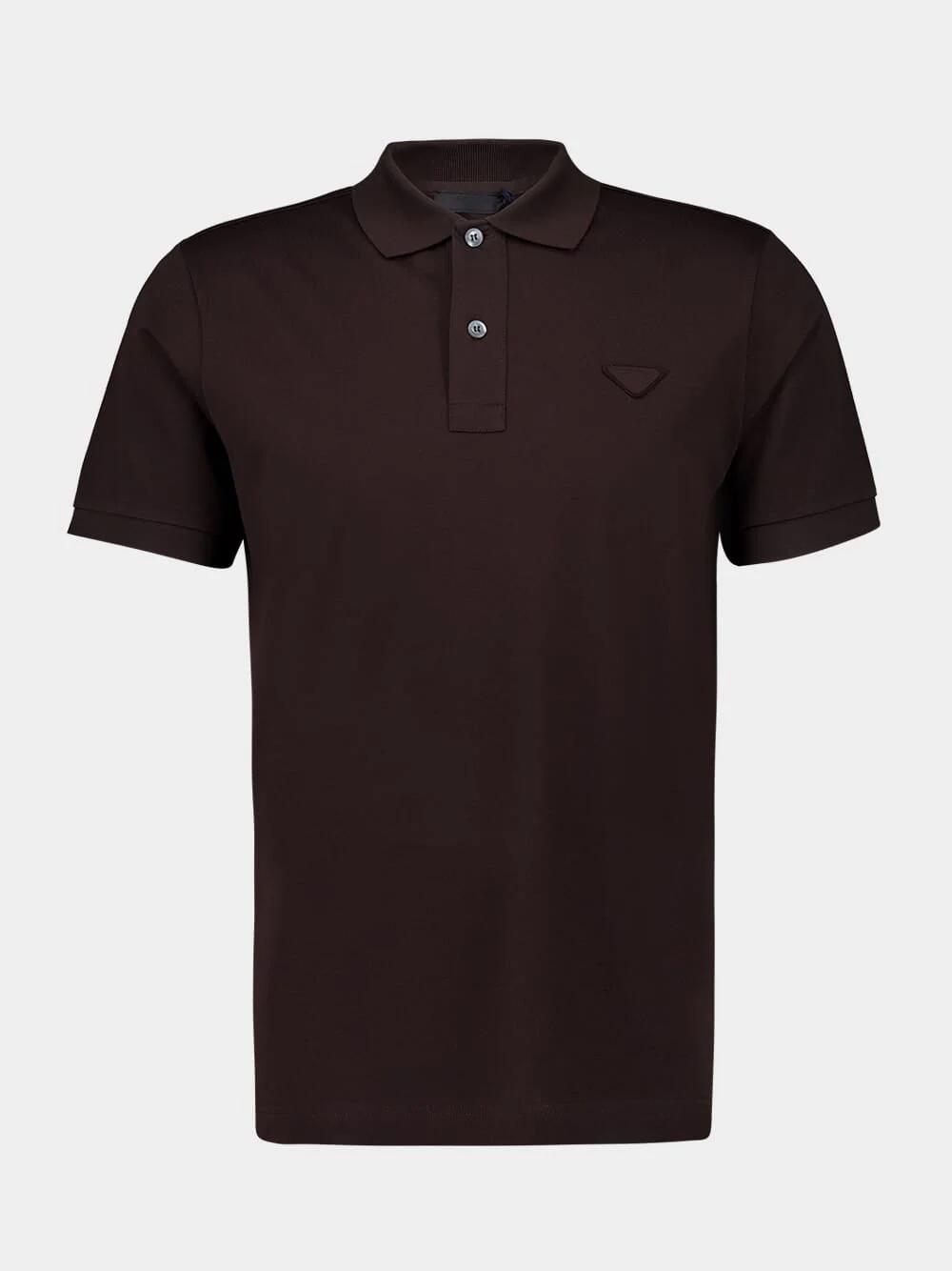 Brown Piqué Polo Shirt - Image 4