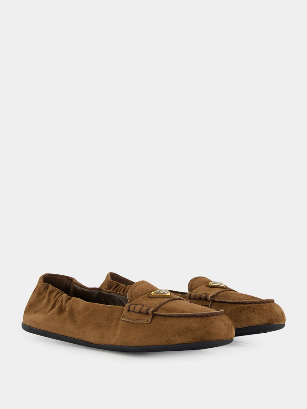Brown Suede Loafers - Image 3