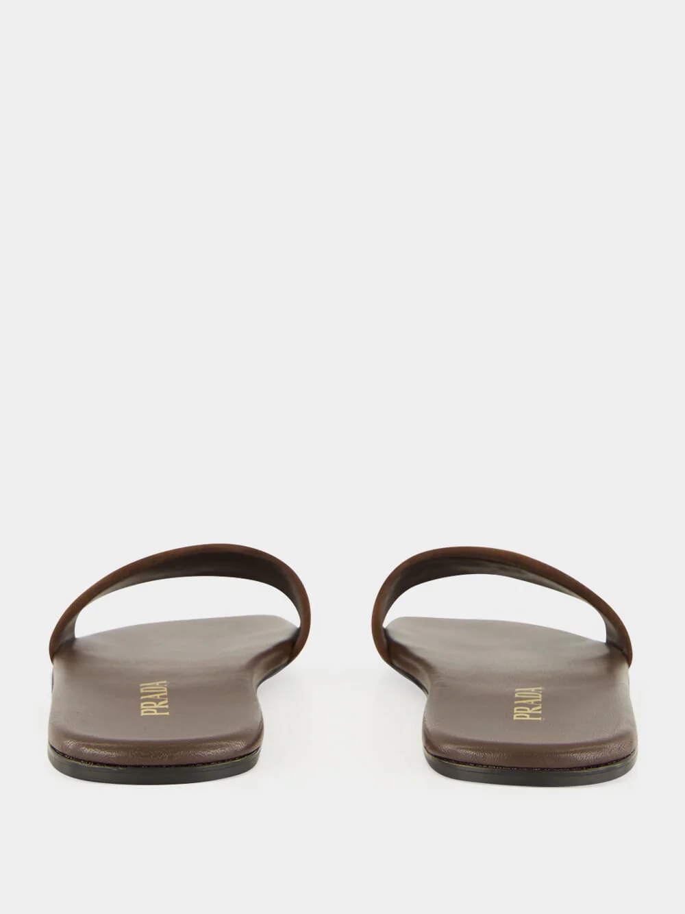 Brown Suede Logo Slides - Image 5