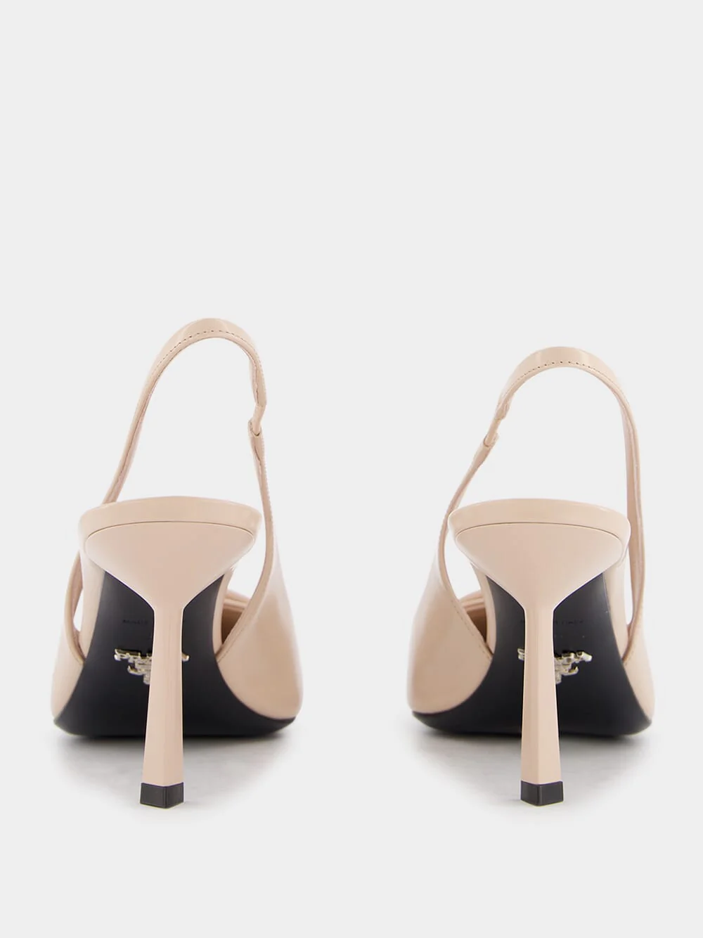 Brushed Leather Slingback Pumps - Image 5