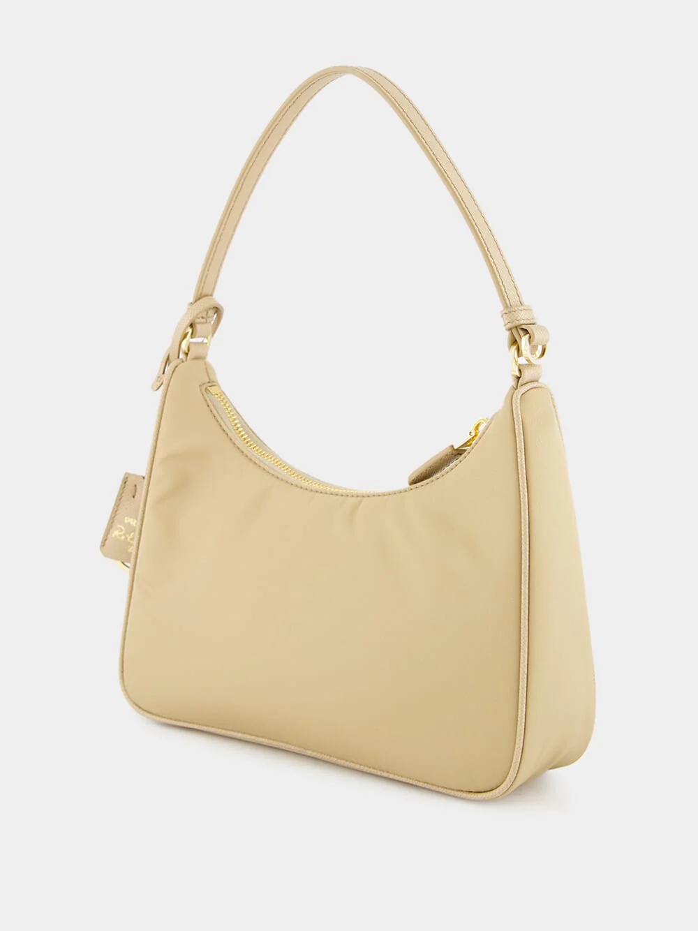 Camel Mini Prada Re-Edition 2005 Bag - Image 4