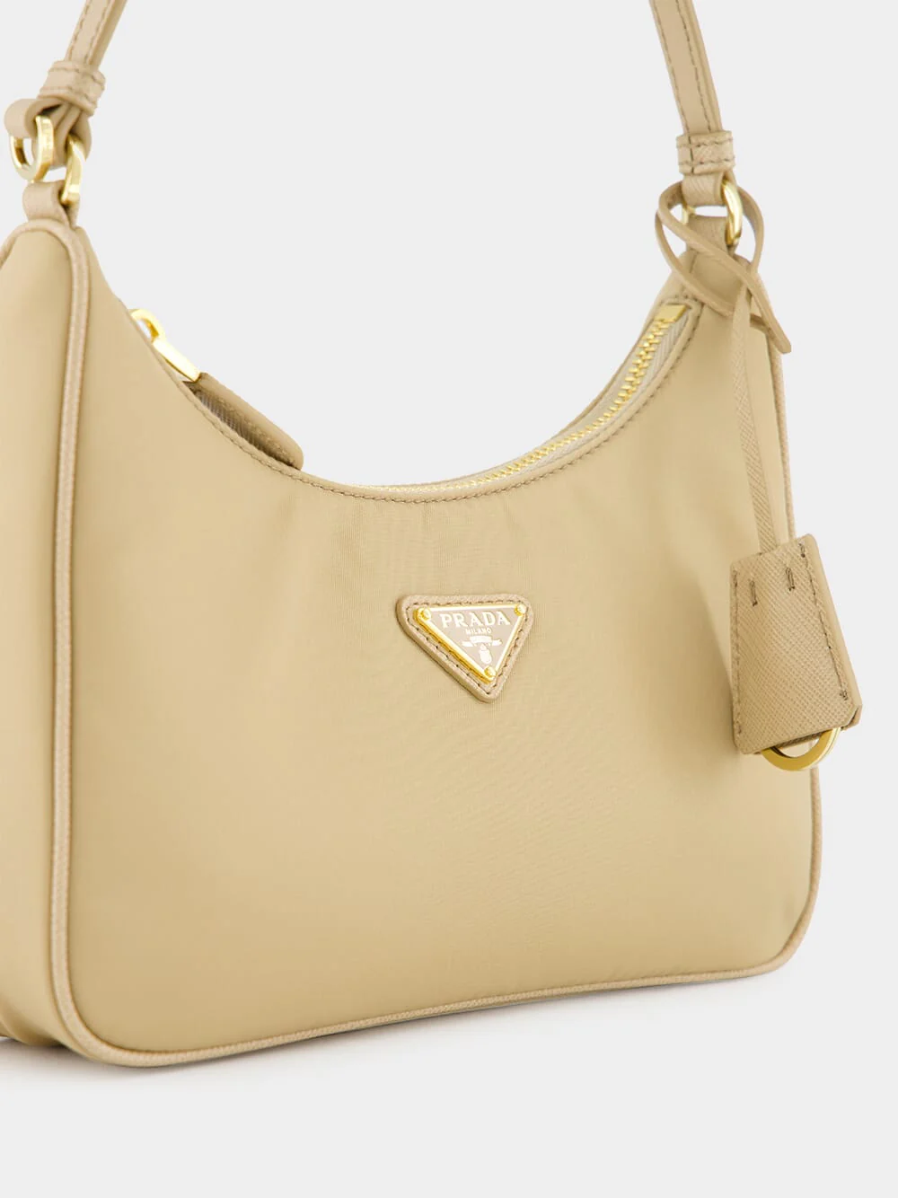 Camel Mini Prada Re-Edition 2005 Bag - Image 6