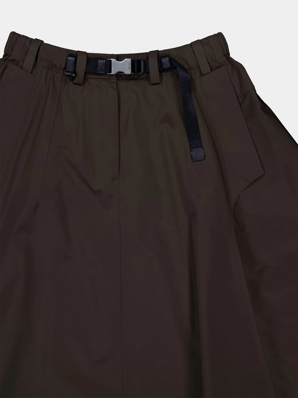 Camouflage Green Technical Circle Skirt - Image 5