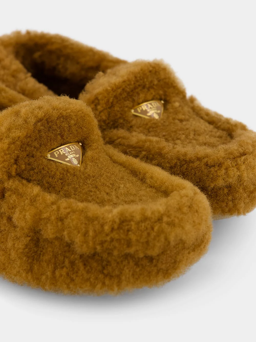 Caramel Shearling Driving Shoes - Image 8