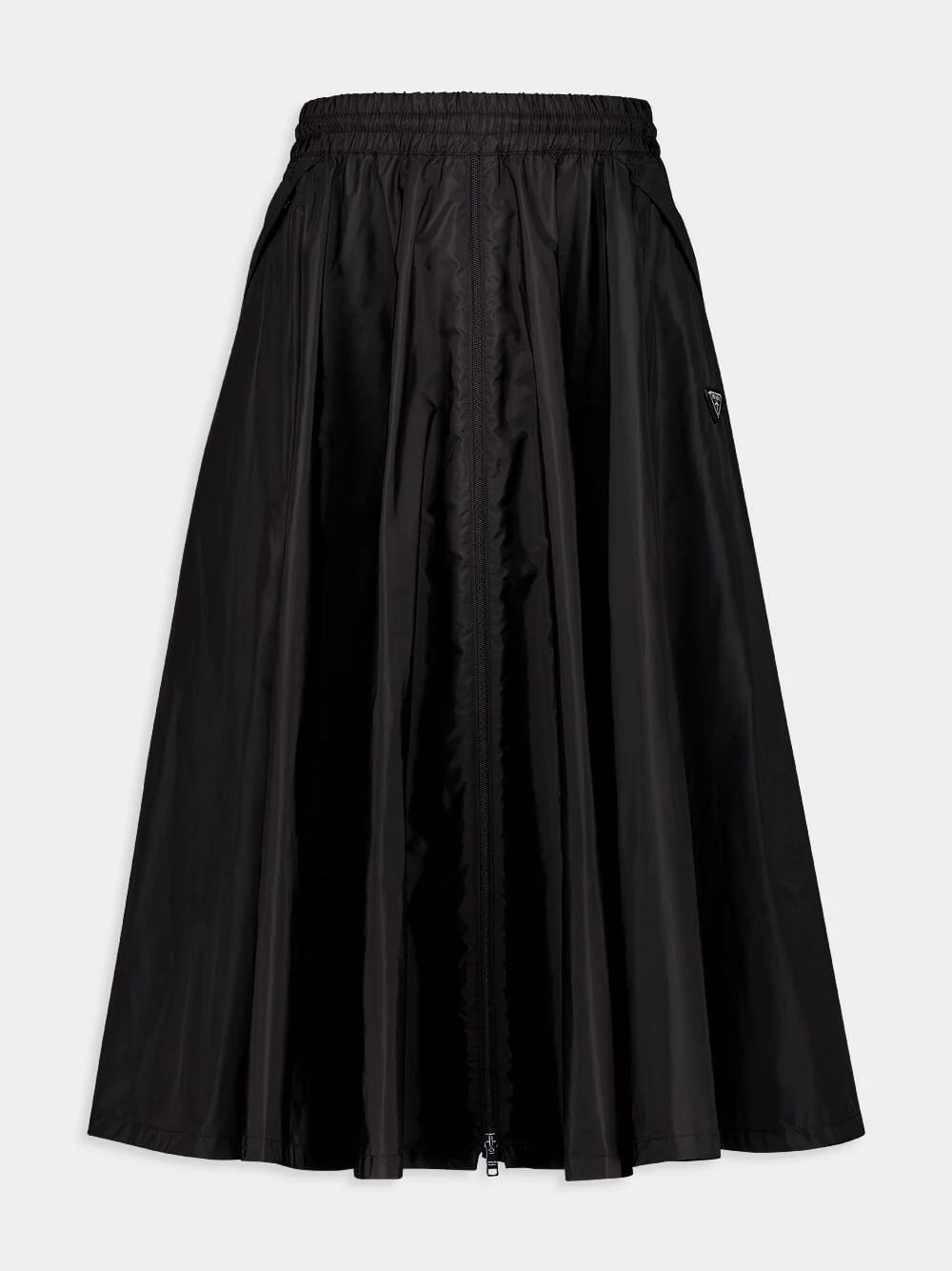 Black Full Light Re-Nylon Skirt - Image 3