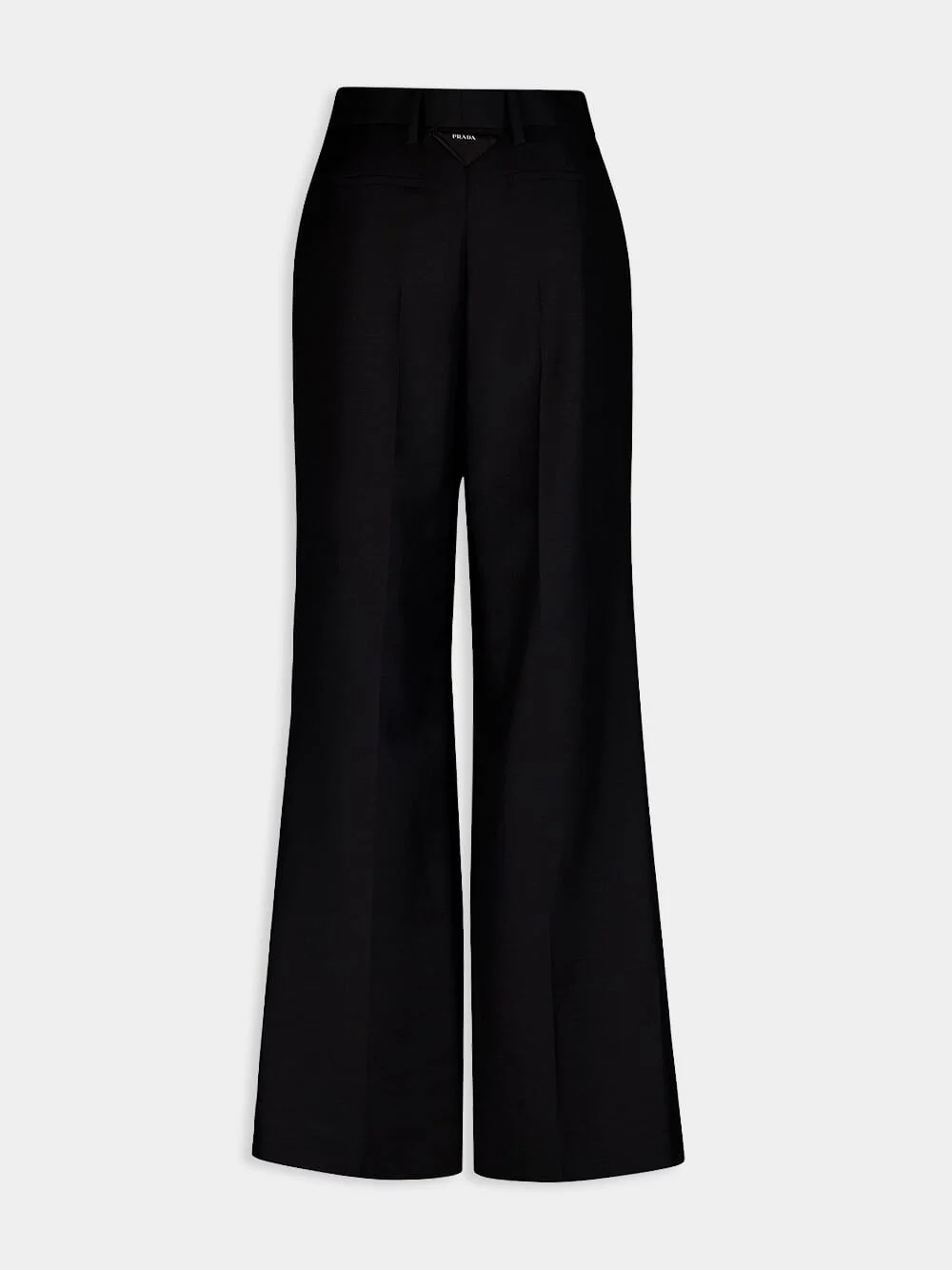 Black Wide-Leg Trousers - Image 2