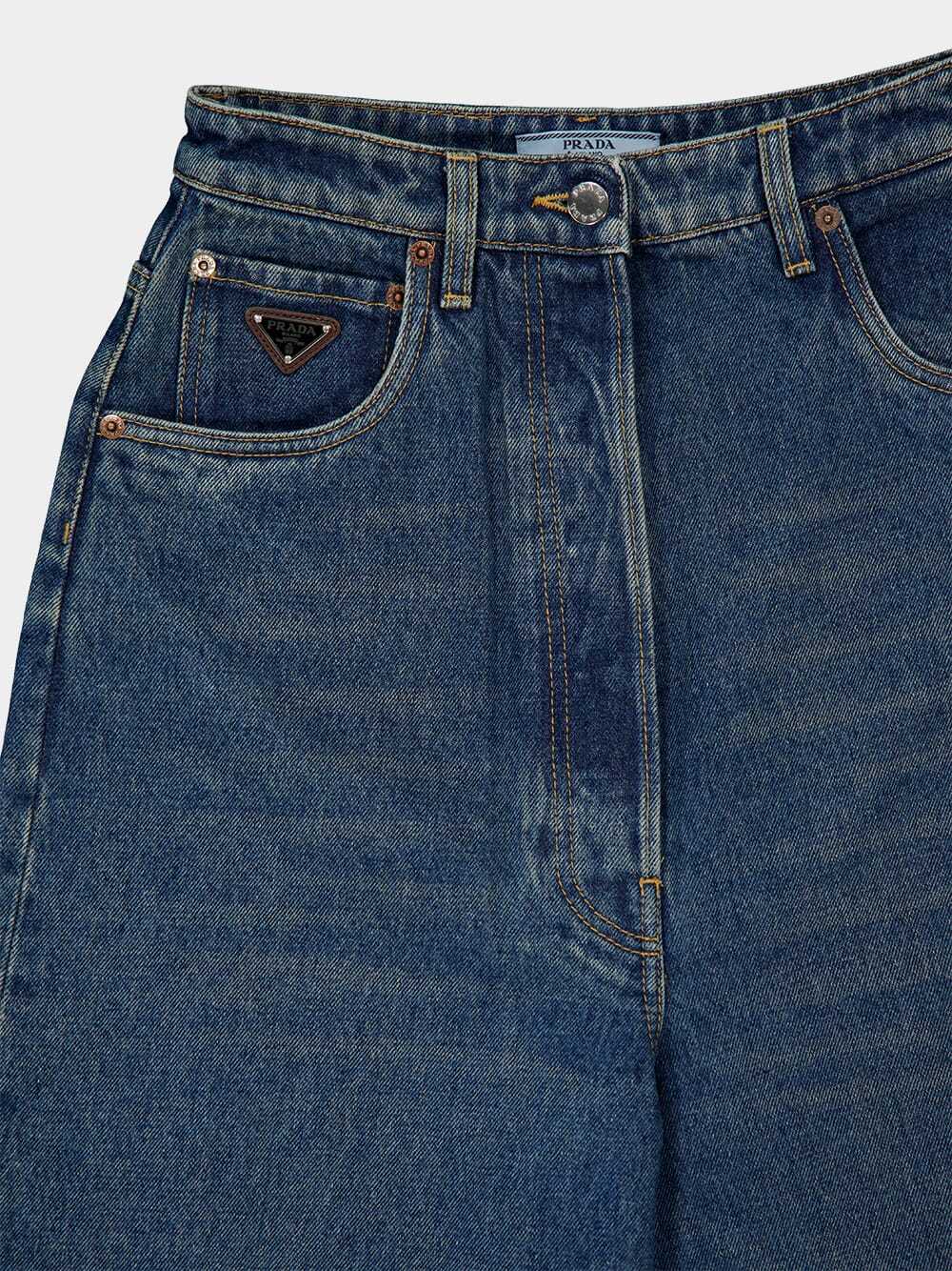 Blue Wide-Leg Jeans - Image 3