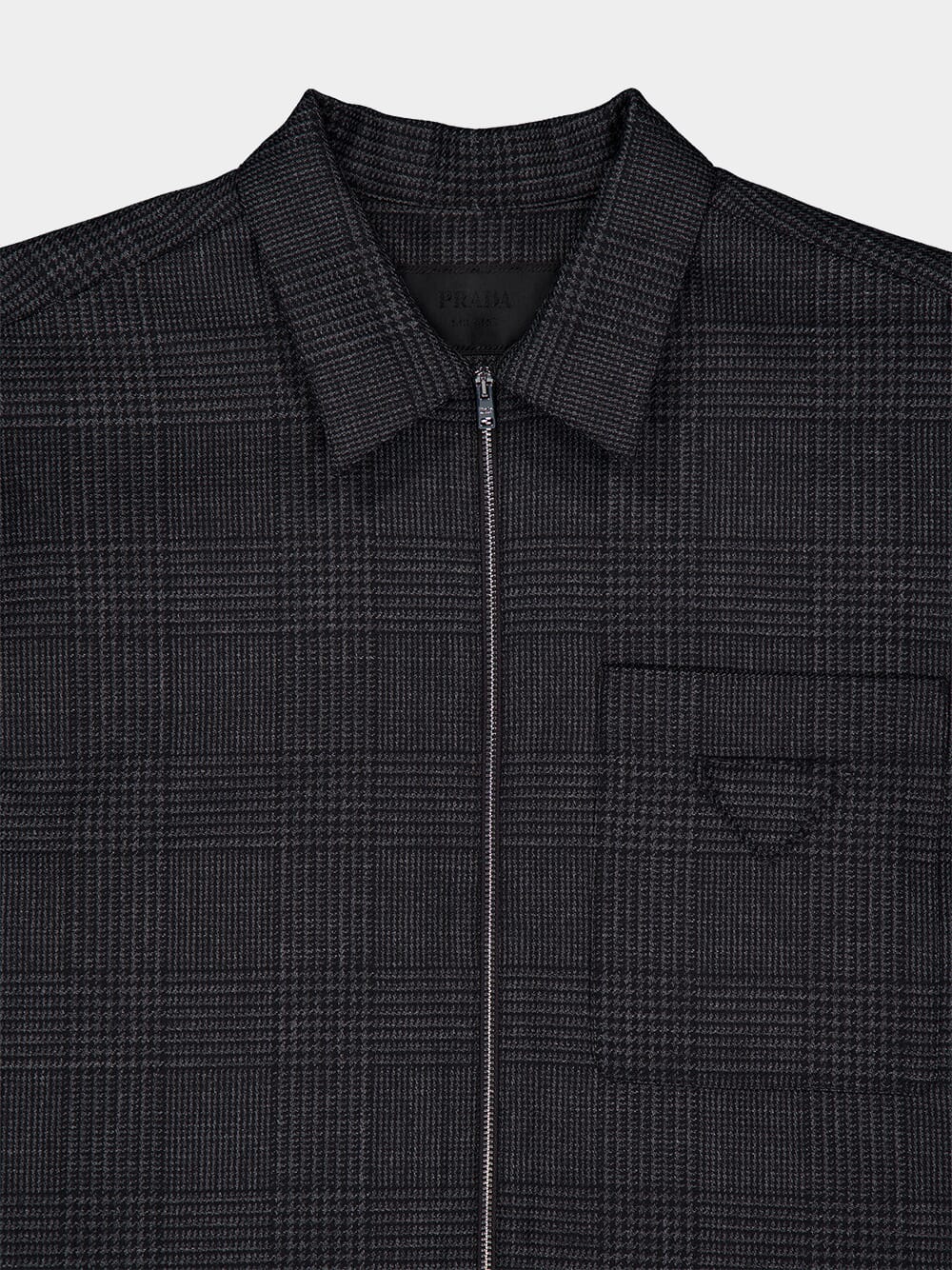Charcoal Grey Wool Shirt - Image 3