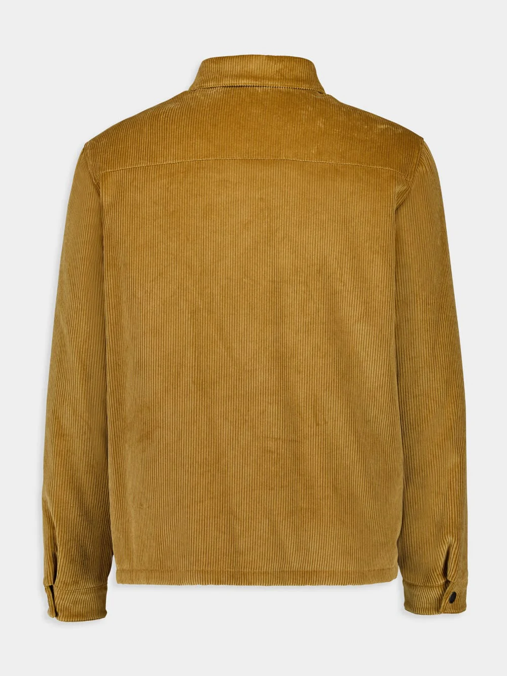Corduroy Shirt with Enamel Triangle Logo - Image 2