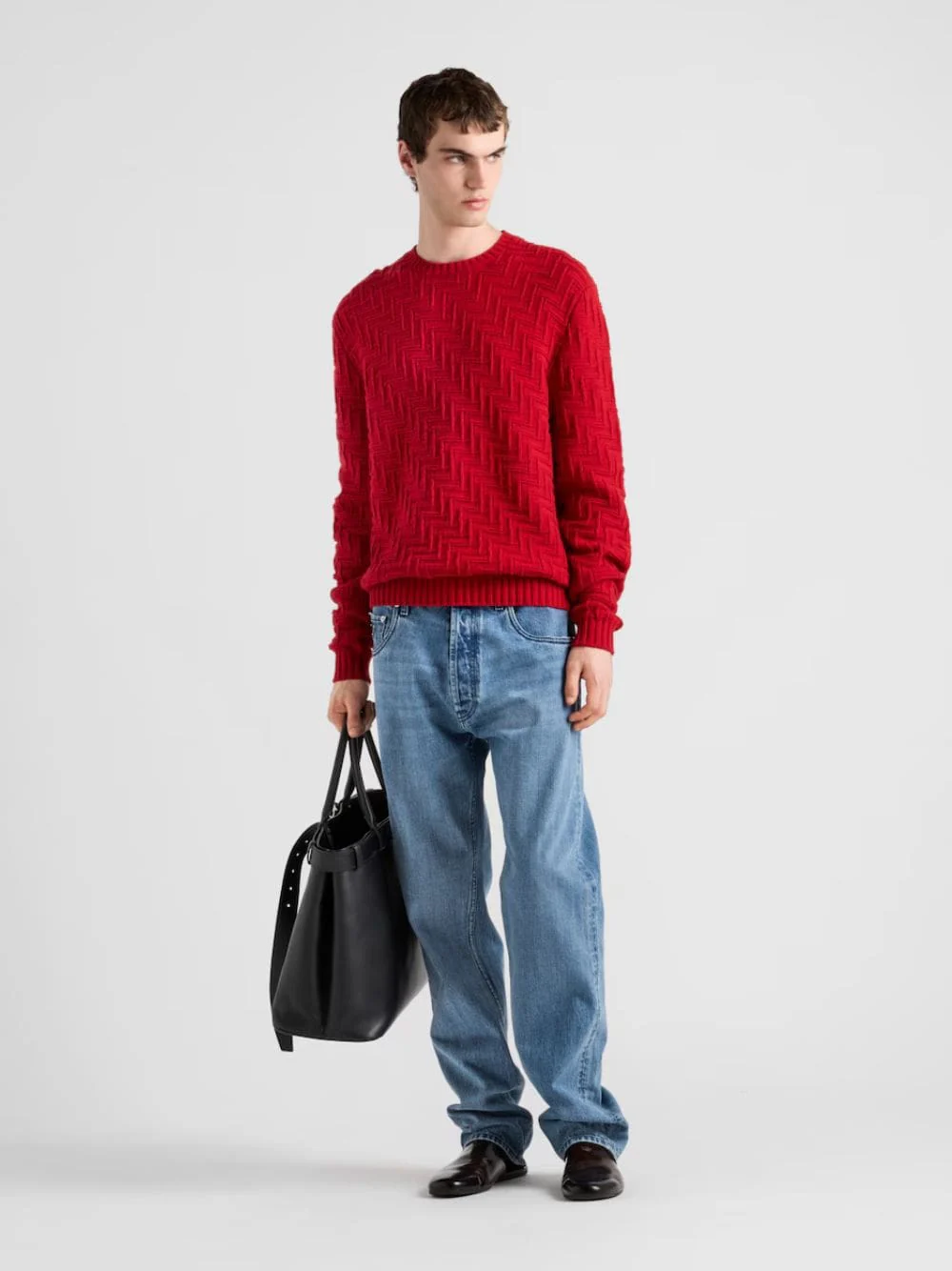 Low-Rise Washed Denim Jeans - Image 2