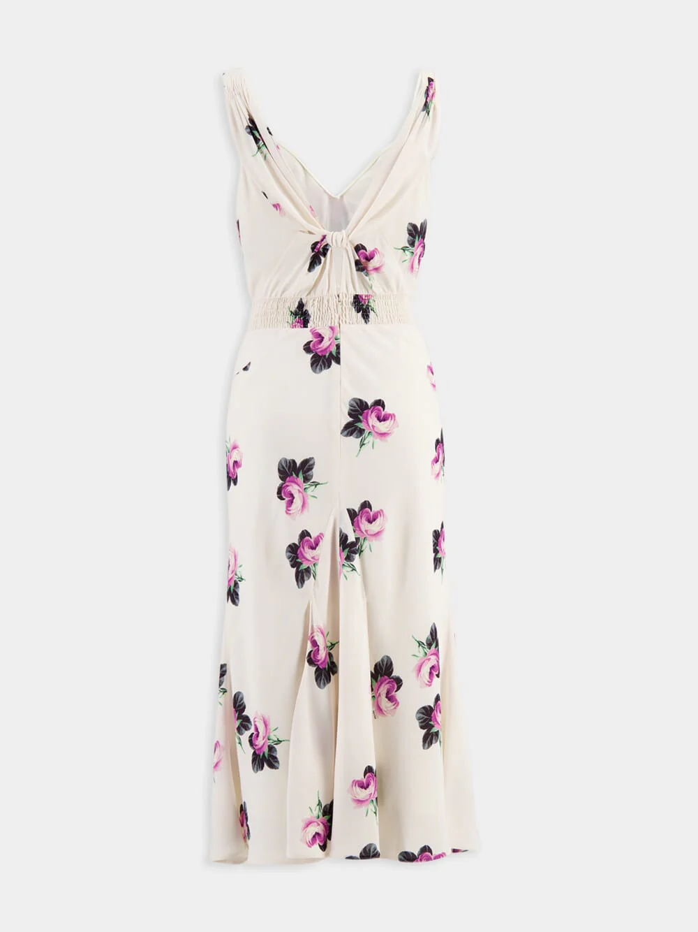 Printed Sablé Midi Dress - Image 3