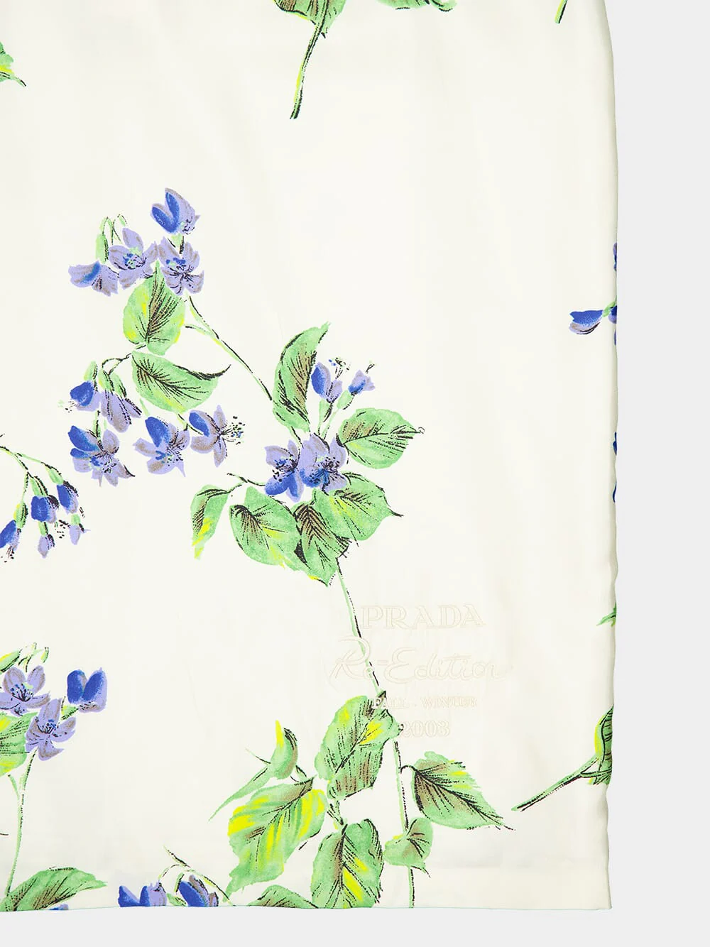 Re-Edition 2003 Violet Print Silk Dress - Image 6