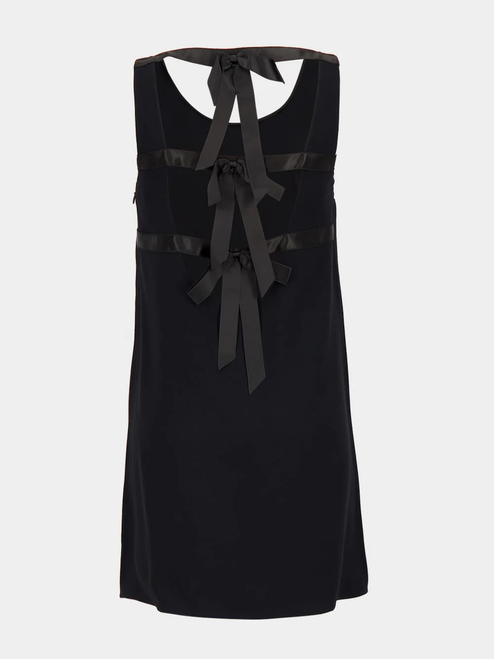 Sleeveless Black Mini Dress - Image 2