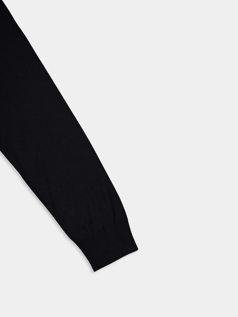 Superfine Black Wool Sweater - Image 6