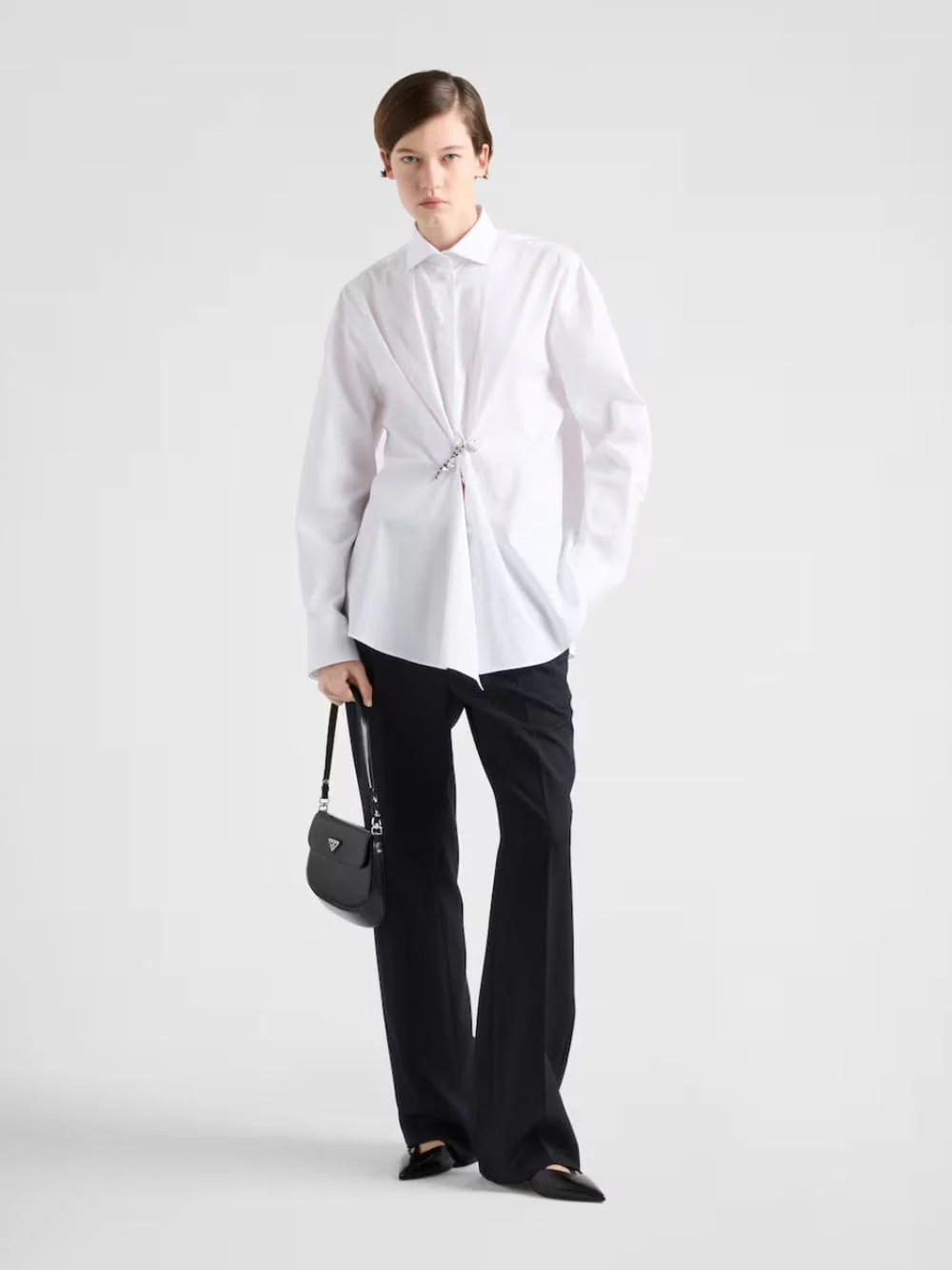 White Poplin Shirt - Image 2