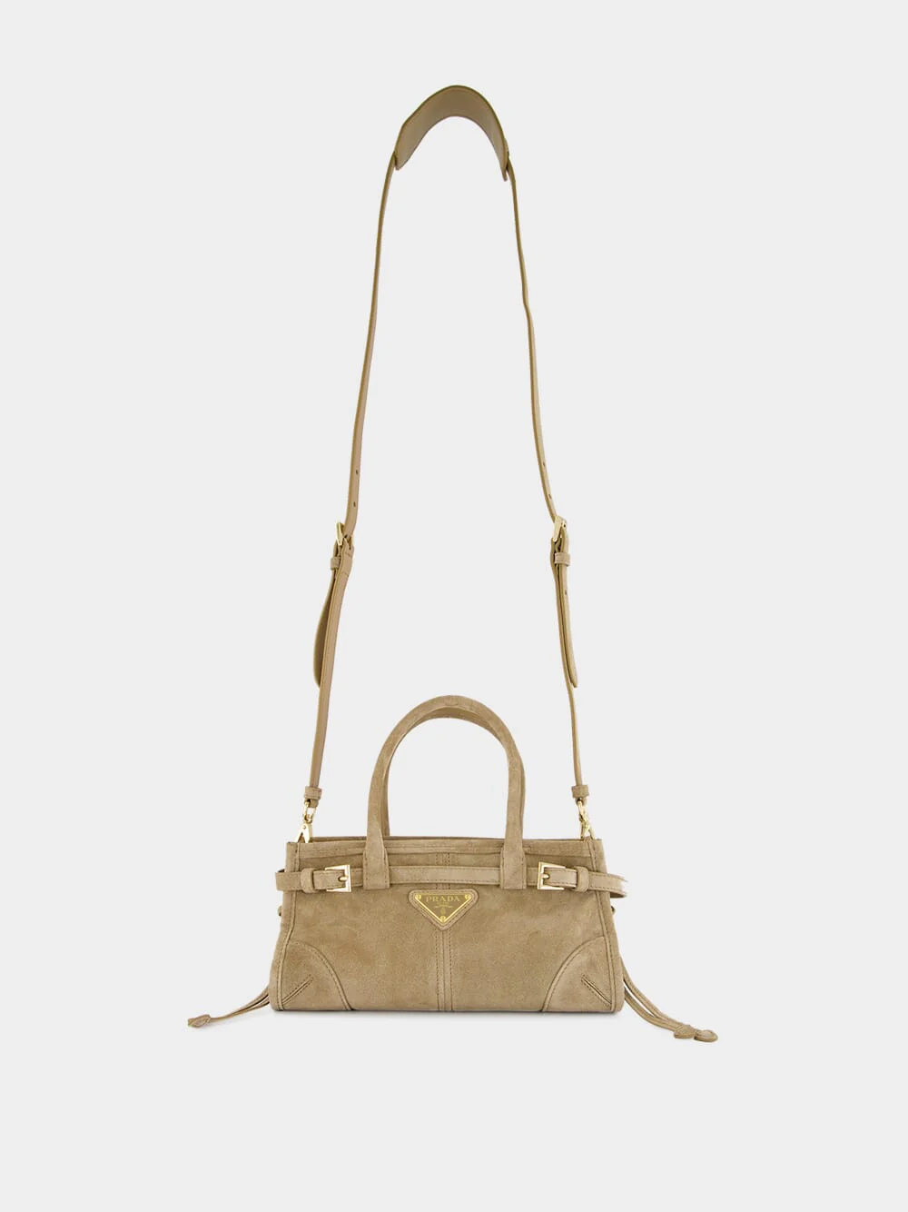 Cocoa Brown Bonnie Suede Mini Bag - Image 2