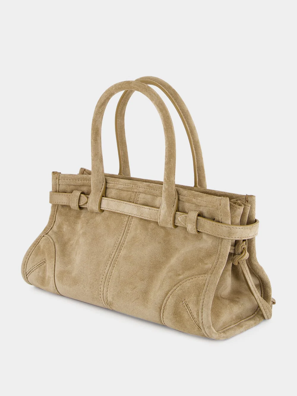 Cocoa Brown Bonnie Suede Mini Bag - Image 5