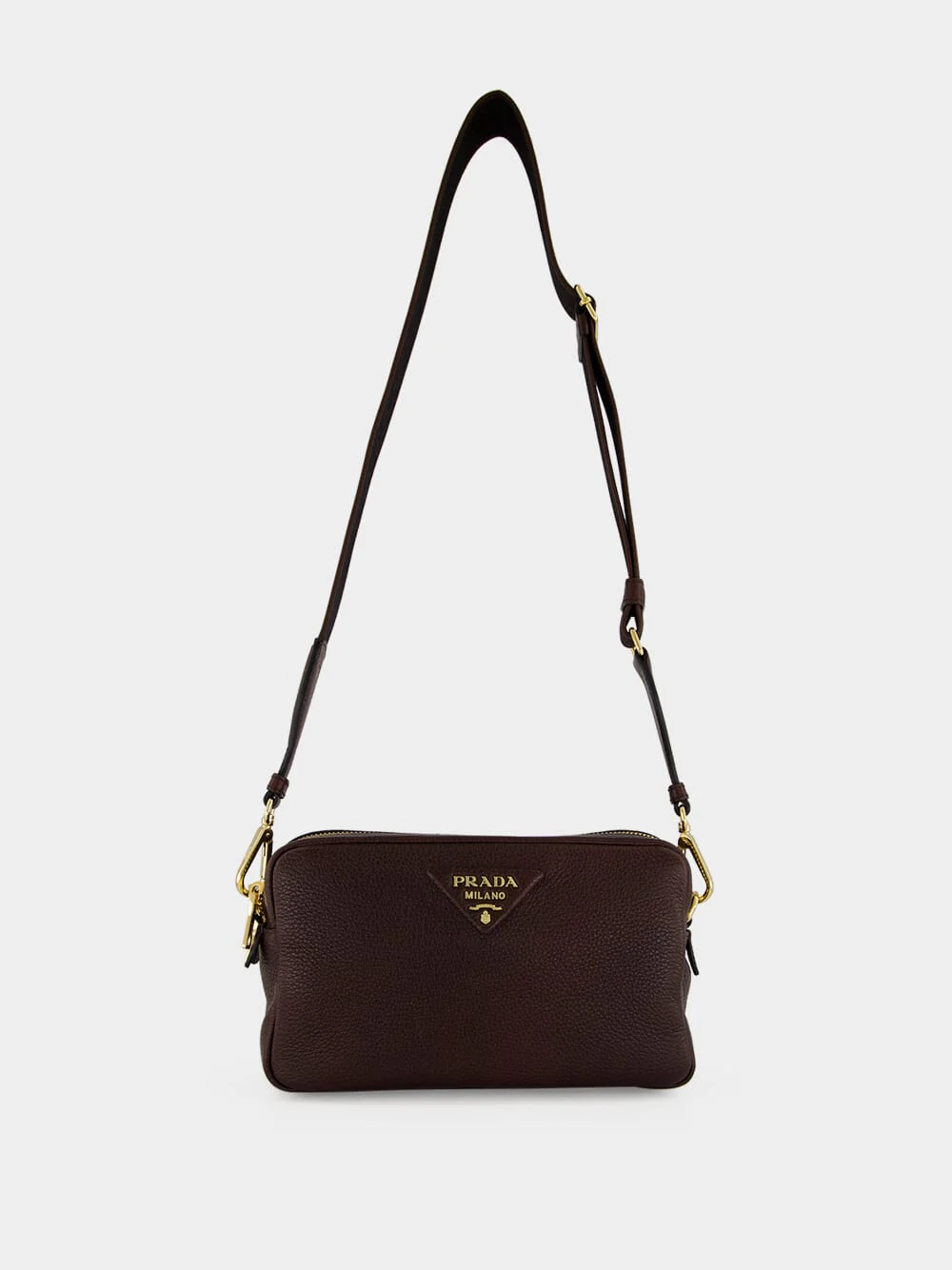 Brown Small Leather Shoulder Bag - Image 2