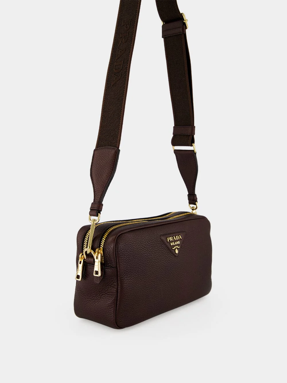 Brown Small Leather Shoulder Bag - Image 3