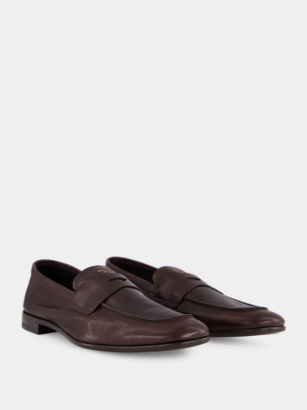 Dark Brown Leather Loafers - Image 3