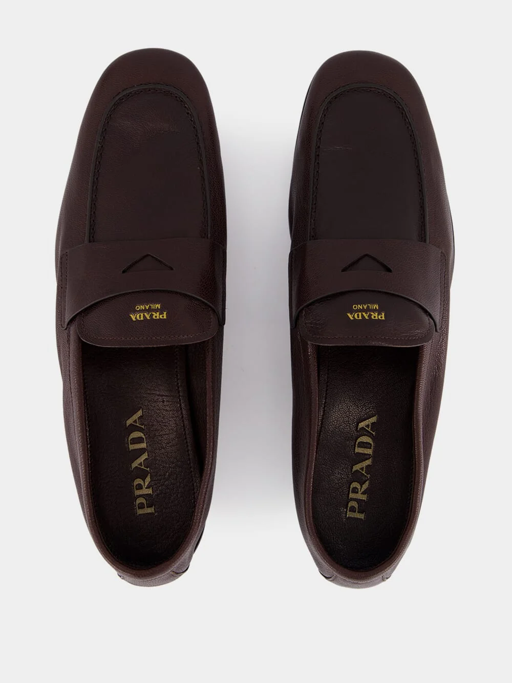 Dark Brown Leather Loafers - Image 4