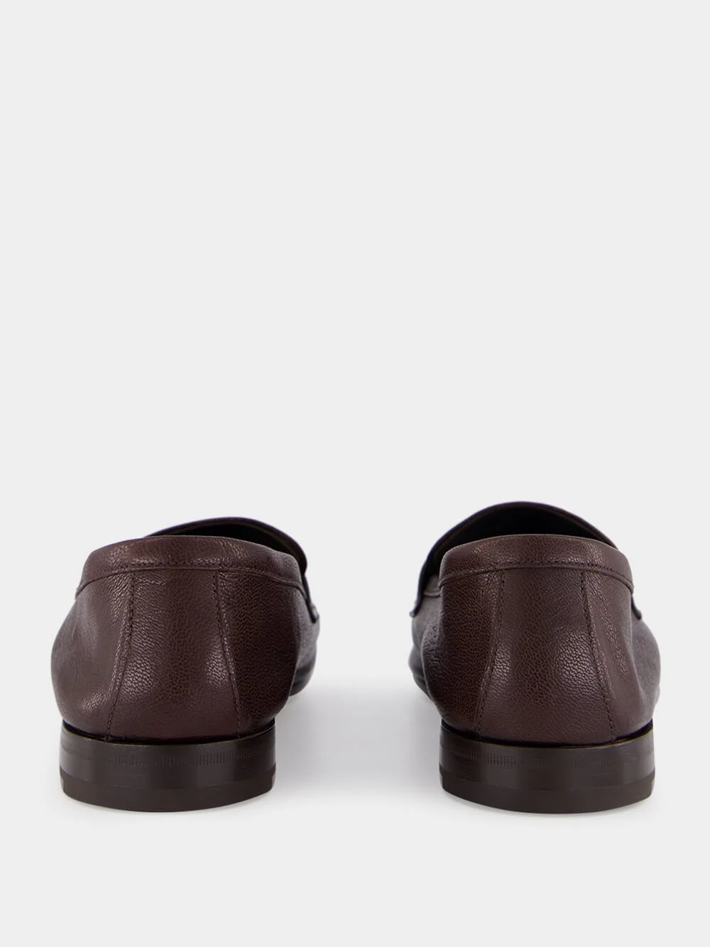 Dark Brown Leather Loafers - Image 5