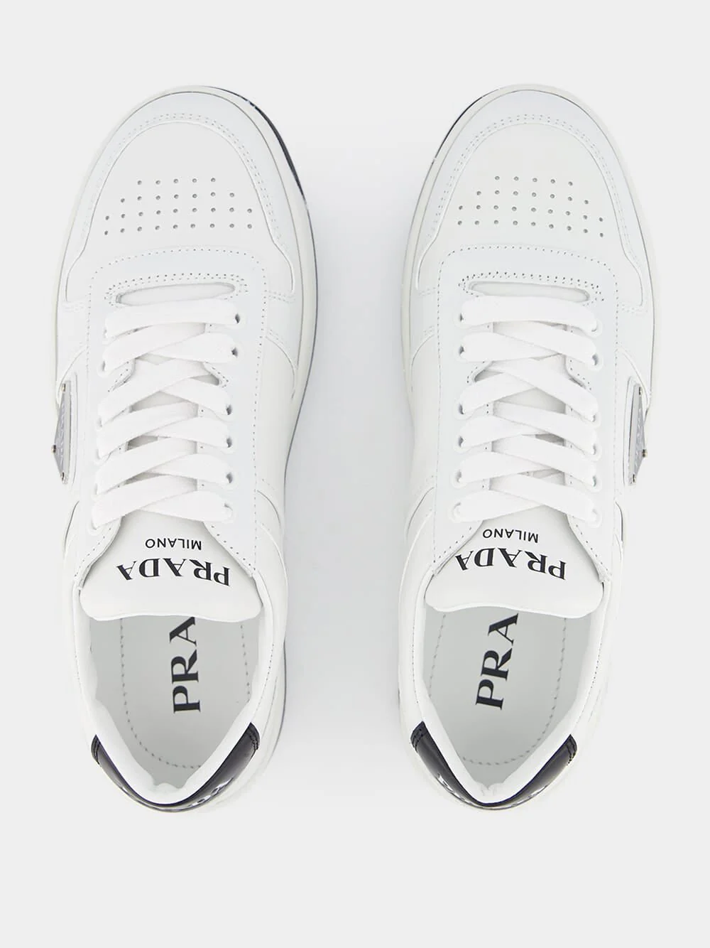 Downtown Perforated Leather Sneakers - Image 4